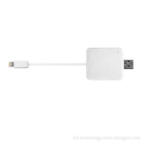 USB to Lighting Qi Receiver, Easy Wireless Charging